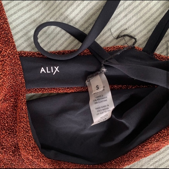 ALIX Conrad Glitter Bikini Top - Picture 3 of 4